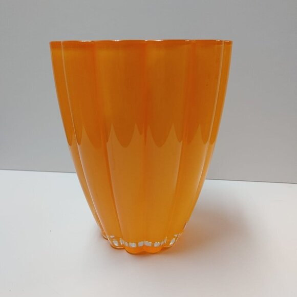 Bloom Art Deco Glass vase orange, vase/table BEA Home Decor Bohemian decor - Picture 4 of 8